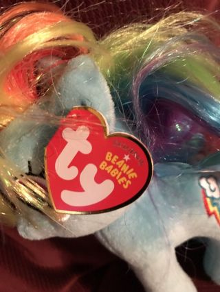 Rainbow Dash Ty Beanie Baby With Tag 3