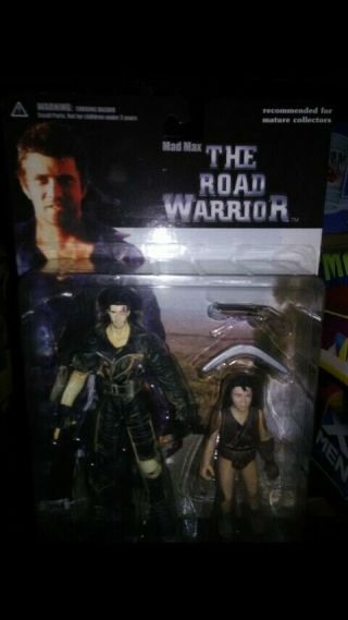 Mad Max And Feral Kid Action Figure 2000 N2 Toys The Road Warrior Series One