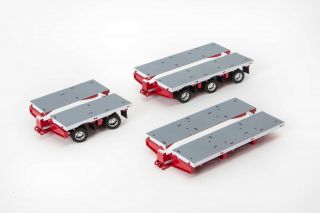 1:50 7x8 Steerable Trailer 2x8 3x8 Accessory Kit Red & White Drake Zt09071a
