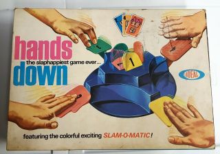 Hands Down Game Vintage 1964 Complete By Ideal