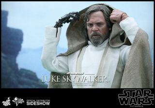 Hot Toys Luke Skywalker Star Wars The Force Awakens 1/6 Scale Figure Jedi Hamill