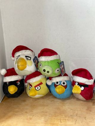 Angry Birds Plush Christmas Set
