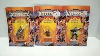 Vintage Willow Action Figures By Tonka From 1988.  3 Figures In Package