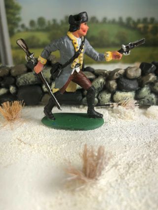 1 - Revolutionary War Officer Soldier Awi 4a Scene Diorama