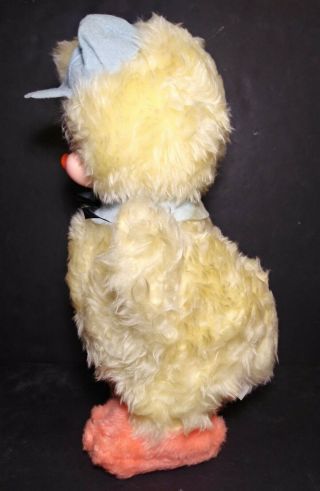 Vintage RUSHTON Plush Yellow Duck Chick Rubber Face Doll 16 