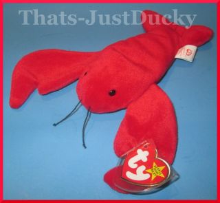 Ty Pinchers Beanie Babies Lobster Pinchers Beanie Baby Red Lobster