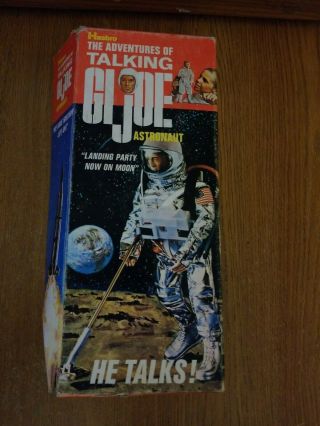 Vintage Gi Joe Adventures Talking Astronaut Box Only Hasbro