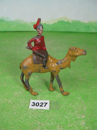 Vintage Johillco ? Lead Soldier Mounted Camel Corp Model Toy 3027