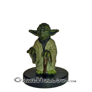 Star Wars Miniatures Champions Of The Force Yoda Of Dagobah 45 Very Rare