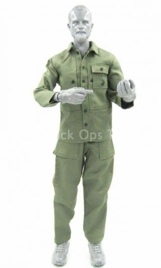 1/6 Scale Toy Wwii - U.  S.  M.  C.  Rifle Gunner - Od Green Uniform Set