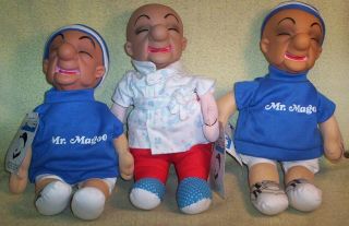 3 Nwt 1989 " Mr.  Magoo " Trademark Upa Pictures Plush Dolls