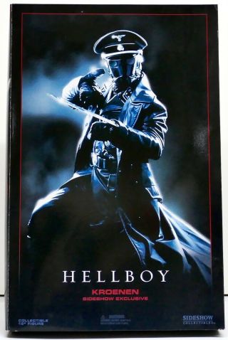 Hellboy Kroenen 12 " Action Figure Wwii Uniform Sideshow 2004 Mib Uk Post