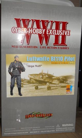 Dragon Cyber - Hobby Wwii German Luftwaffe Bf110 Pilot Jurgen Wulff