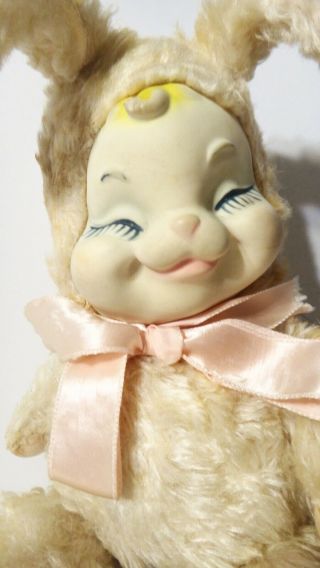 Vintage Rushton Rubber Face Bunny Rabbit 12 