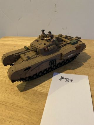 Built 1/35 Wwii Churchill Tank Painted Detailed