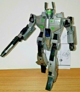 G1 Jetfire Grey Transformers Ko Robotech Macross Valkyrie Vf - 1s Galaxy Defender