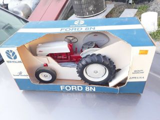 Ford 8n Diecast Metal Tractor 1/8 Scale Toy W/box