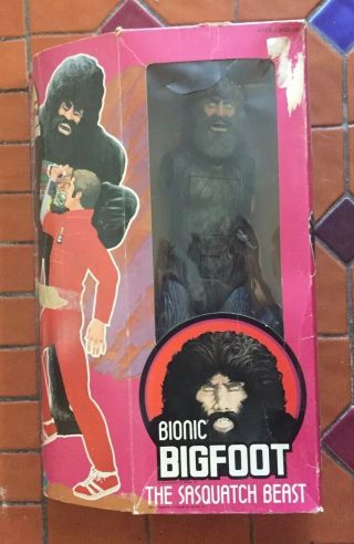 Bionic Bigfoot The Six Million Dollar Man Doll Box - Kenner 1977