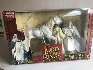 Lord Of The Rings The Two Towers - Gandalf & Shadowfax Red Box Not Breyer