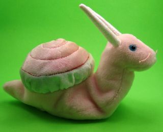 Swirly Ty Beanie Pink Snail Tie Dyed Shell Mwmt Birthdate March 10 1999