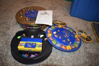The Wonderful World Of Disney Trivia Board Game Mattel 1997 Tin Box Kids Adults