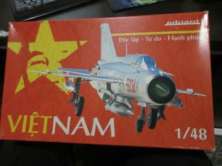 Eduard 1/48th Scale In North Vietnam Service Mig 21pfm Model Kit (11115)