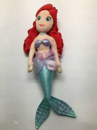 Disney Store - Little Mermaid Ariel Doll Plush Size 21 Inch