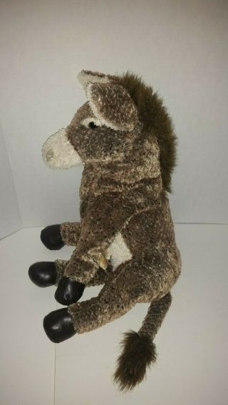 Donkey Hand Puppet Folkmanis Plush Stuffed Animal Mule Full Body 16 " X 24 " Long