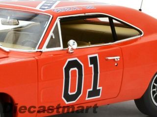 Autoworld 1:18 1969 Dodge Charger Dukes Of Hazzard General Lee Orange Amm964