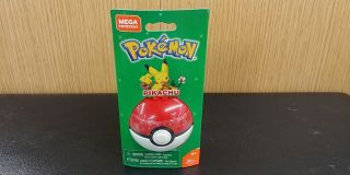 Mega Construx Pokemon Holiday Pikachu Poke Ball Red Black & White Fvk73