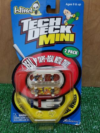 Vintage 1999 Blind Tech Deck Mini 2 Pack