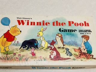 Vintage 1964 Walt Disney’s Winnie The Pooh Game Parker Brothers Complete Vg