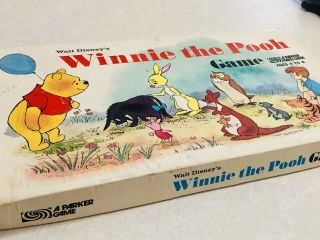 Vintage 1964 Walt Disney’s Winnie the Pooh Game Parker Brothers Complete VG 2