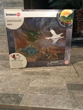 Schleich Usa Inc 42213 Mini Dinosaur Set 2 (2pc) - Nla
