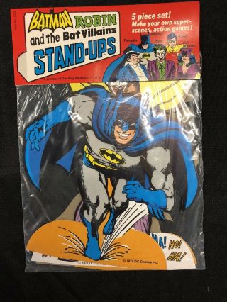 Batman & Robin And The Bat Villains Stand Ups - - 1977 No 2302 Saaq01