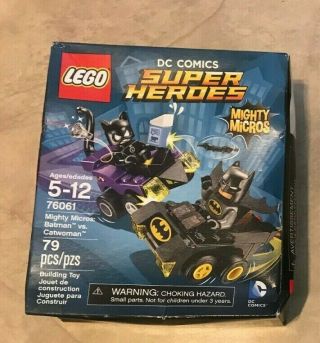 Lego Dc Comics Heroes 76061 Mighty Micros Batman Vs.  Catwoman