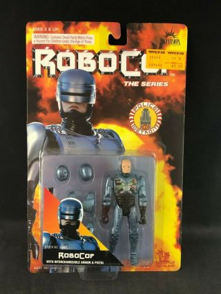 Toy Island Robocop 4.  5 " Action Figure With Armor & Pistol 39410 (1994) Nos