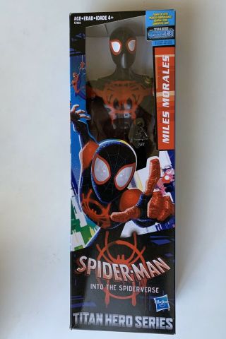 Spider - Man: Into The Spider - Verse Miles Morales 12” Titan Hero Powerfx E2903