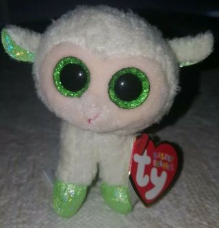 Ty Basket Beanie Boos Lala The 3 " Easter Lamb 2015 Release