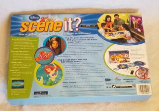 Disney Scene It? 2nd Edition DVD Board Game Pixar Characters Complete 3