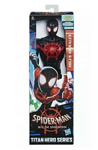 Spider Man In To Spider - Verse Titan Hero Series Miles Morales Action Figure