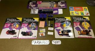 Transformers G1 Vintage Stunticons Menasor Figure Complete With Boxes