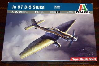 Italeri 1/48 Junkers Ju - 87d - 5 Stuka Dive Bomber