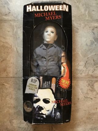 Nib Michael Myers Halloween 18 " Rip Horror Series Spencer Gifts Doll Rare Look