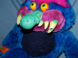 1986 My Pet Monster Plush with CUFFS - Amtoy American Greetings Vintage Toy 3