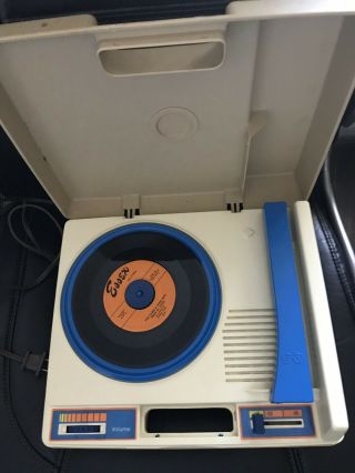 Vintage 1978 Fisher Price 825 Phonograph Record Player W/ One Record