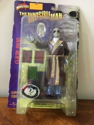 2000 Universal Monsters Invisible Man Claude Rains 8 " Figure - Sideshow Toy