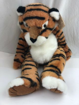 Tickles The Bengal Tiger Cat Stuffed Weighted Plush Russ Berrie & Co 16” 1265