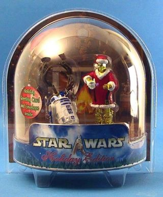 Star Wars Saga Ultra Rare Usa Walmart Exclusive Holiday C - 3po & R2 - D2.  Misp