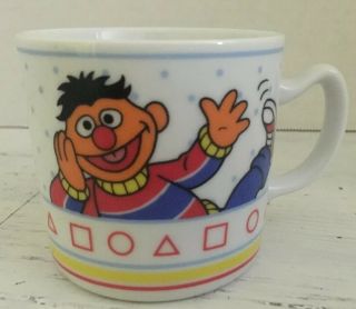 VTG Bert & Ernie Sesame Street Coffee Cup Mug Porcelain Made in Japan 2